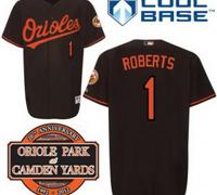 Baltimore Orioles 1# Brian Roberts Black Cool Base MLB Jersey W 20th Anniversary Patch Baltimore Orioles 1# Brian Roberts Black Cool Base MLB Jersey W 20th Anniversary Patch