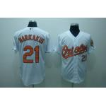 mlb baltimore orioles #21 markakis white(cool base) mlb baltimore orioles #21 markakis white(cool base)