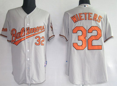 MLB Jerseys baltimore orioles 32# Wieters Grey MLB Jerseys baltimore orioles 32# Wieters Grey