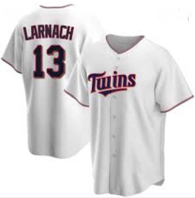 Minnesota Twins #13 Trevor Larnach White Jerseys Minnesota Twins #13 Trevor Larnach White Jerseys