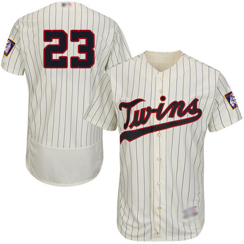 Twins #23 Nelson Cruz Cream Strip Flexbase Authentic Collection Stitched Baseball Jersey Twins #23 Nelson Cruz Cream Strip Flexbase Authentic Collection Stitched Baseball Jersey