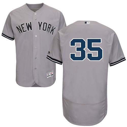 Yankees #35 Michael Pineda Grey Flexbase Authentic Collection Stitched MLB Jersey Yankees #35 Michael Pineda Grey Flexbase Authentic Collection Stitched MLB Jersey