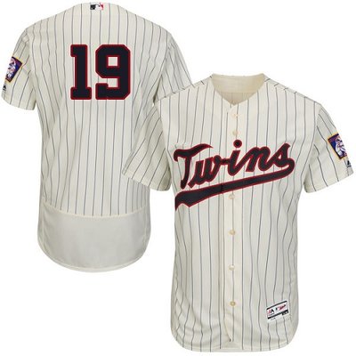 Twins #19 Kennys Vargas Cream Strip Flexbase Authentic Collection Stitched MLB Jersey Twins #19 Kennys Vargas Cream Strip Flexbase Authentic Collection Stitched MLB Jersey