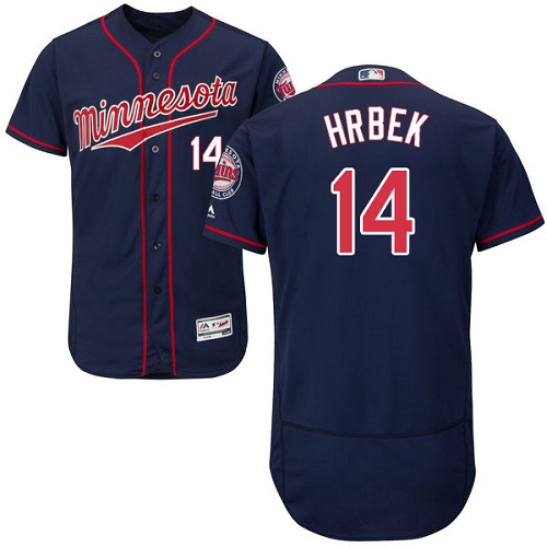 Twins #14 Kent Hrbek Navy Blue Flexbase Authentic Collection Stitched MLB Jersey Twins #14 Kent Hrbek Navy Blue Flexbase Authentic Collection Stitched MLB Jersey