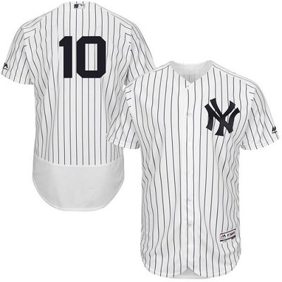 Yankees #10 Phil Rizzuto White Strip Flexbase Authentic Collection Stitched MLB Jersey Yankees #10 Phil Rizzuto White Strip Flexbase Authentic Collection Stitched MLB Jersey