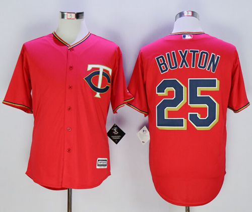 Twins #25 Byron Buxton Red New Cool Base Stitched MLB Jersey Twins #25 Byron Buxton Red New Cool Base Stitched MLB Jersey