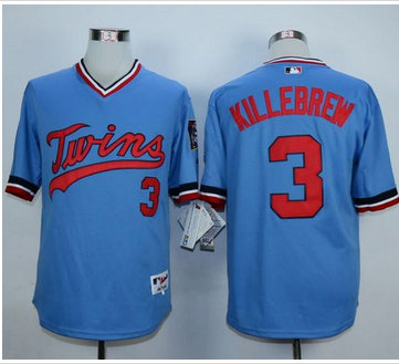 Minnesota Twins #3 Harmon Killebrew Light Blue 1984 Turn Back The Clock Stitched MLB Jersey Minnesota Twins #3 Harmon Killebrew Light Blue 1984 Turn Back The Clock Stitched MLB Jersey