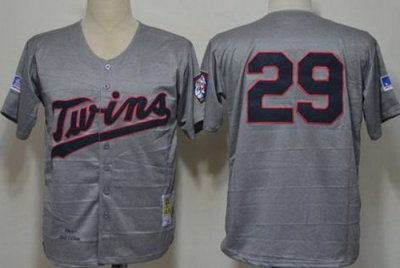 Minnesota Twins 29 Rod Carew Grey M&N MLB Jerseys Minnesota Twins 29 Rod Carew Grey M&N MLB Jerseys
