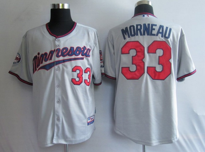 MLB Jerseys Minnesota Twins 33# Morneau Grey MLB Jerseys Minnesota Twins 33# Morneau Grey