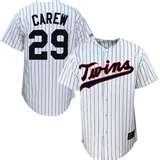MLB Minnesota Twins #29 Carew White jerseys MLB Minnesota Twins #29 Carew White jerseys