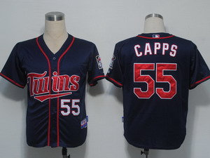 Minnesota Twins 55 Capps Dark Blue Minnesota Twins 55 Capps Dark Blue