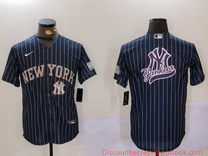 Men's New York Yankees Navy Team Big Logo Cool Base Stitched Baseball Jersey 9 Men's New York Yankees Navy Team Big Logo Cool Base Stitched Baseball Jersey 9