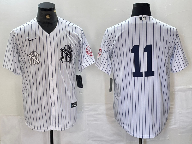Men's New York Yankees #11 Anthony Volpe White Cool Base Stitched Baseball JerseyS 12 Men's New York Yankees #11 Anthony Volpe White Cool Base Stitched Baseball JerseyS 12