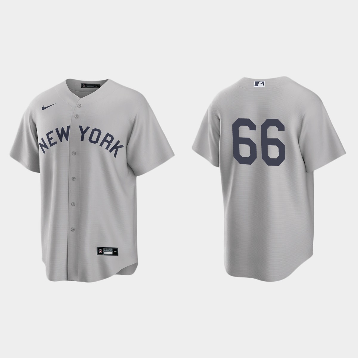 New York Yankees #66 Kyle Higashioka Men's Nike Gray 2021 Field of Dreams Game MLB Jersey New York Yankees #66 Kyle Higashioka Men's Nike Gray 2021 Field of Dreams Game MLB Jersey