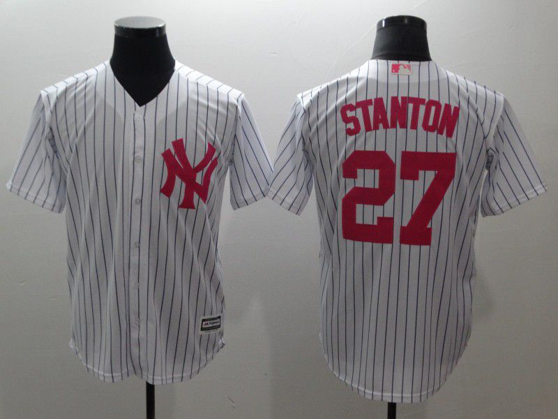 Men New York Yankees 27 Stanton White red Game 2021 MLB Jersey Men New York Yankees 27 Stanton White red Game 2021 MLB Jersey