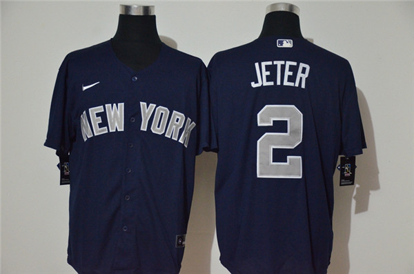 Yankees 2 Derek Jeter Navy Nike Cool Base Jersey Yankees 2 Derek Jeter Navy Nike Cool Base Jersey
