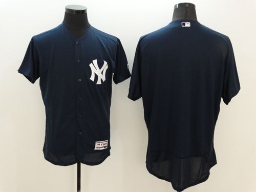 Yankees Blank Navy Blue Flexbase Authentic Collection Stitched MLB Jersey Yankees Blank Navy Blue Flexbase Authentic Collection Stitched MLB Jersey