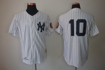 MLB New York Yankees 10 Phil Rizzuto White Jerseys 1952 M&N MLB New York Yankees 10 Phil Rizzuto White Jerseys 1952 M&N