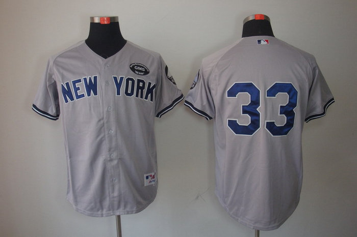 New York Yankees 33 Nick Swisher GMS THE BOSS Grey Jerseys New York Yankees 33 Nick Swisher GMS THE BOSS Grey Jerseys
