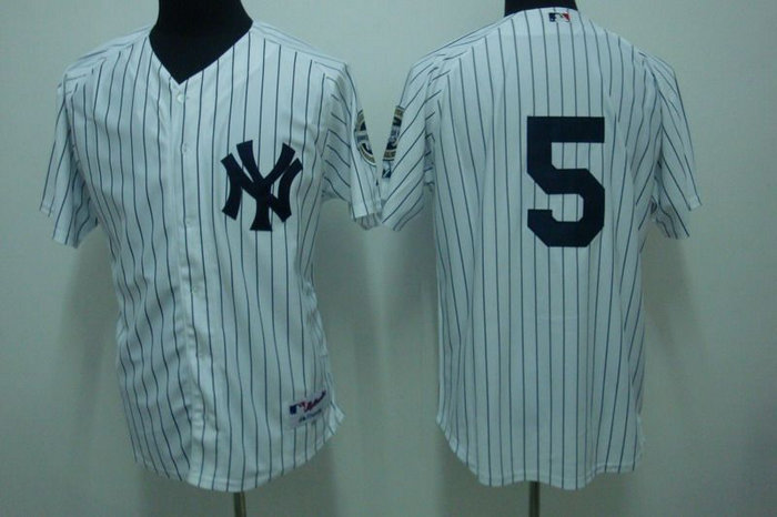 MLB Jersey New York Yankees #5 DIMAGGIO white Jersey MLB Jersey New York Yankees #5 DIMAGGIO white Jersey
