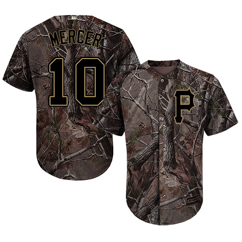 Pirates #10 Jordy Mercer Camo Realtree Collection Cool Base Stitched Baseball Jersey Pirates #10 Jordy Mercer Camo Realtree Collection Cool Base Stitched Baseball Jersey