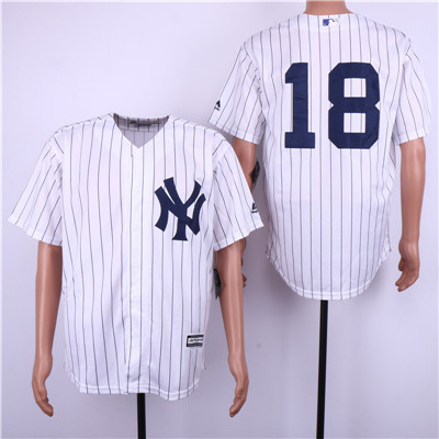 Yankees #18 Didi Gregorius White Cool Base Jersey Yankees #18 Didi Gregorius White Cool Base Jersey
