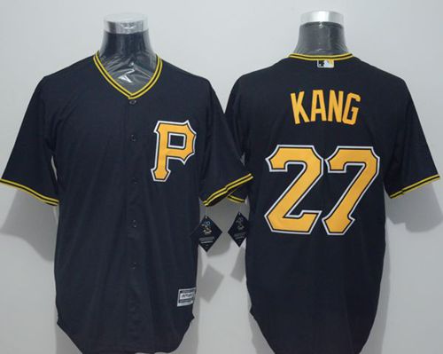 Pirates #27 Jung-ho Kang Black New Cool Base Stitched MLB Jersey Pirates #27 Jung-ho Kang Black New Cool Base Stitched MLB Jersey
