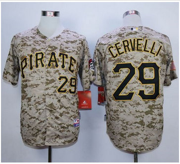 Pittsburgh Pirates #29 Francisco Cervelli Camo Alternate Cool Base Stitched MLB Jersey Pittsburgh Pirates #29 Francisco Cervelli Camo Alternate Cool Base Stitched MLB Jersey