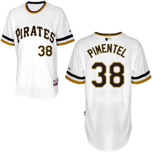 Pittsburgh Pirates #38Stolmy Pimentel Authentic Andrew McCutchen Alternate White Jersey Pittsburgh Pirates #38Stolmy Pimentel Authentic Andrew McCutchen Alternate White Jersey