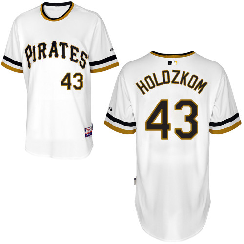 Pittsburgh Pirates #43John Holdzkom Authentic Andrew McCutchen Alternate White Jersey Pittsburgh Pirates #43John Holdzkom Authentic Andrew McCutchen Alternate White Jersey