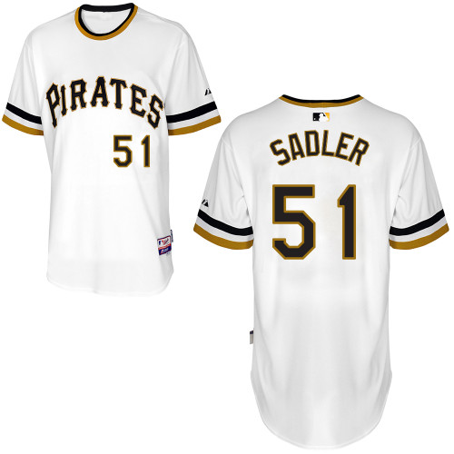 Pittsburgh Pirates #51Casey Sadler Authentic Andrew McCutchen Alternate White Jersey Pittsburgh Pirates #51Casey Sadler Authentic Andrew McCutchen Alternate White Jersey