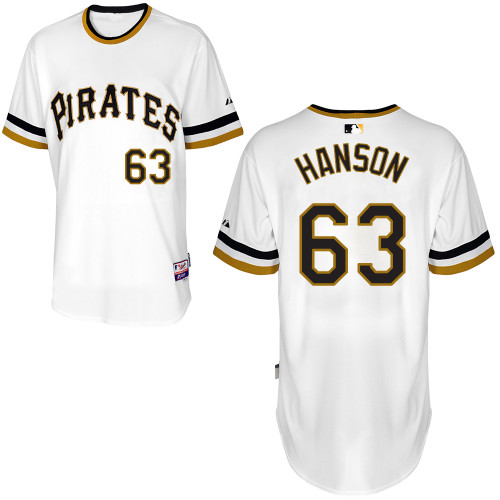 Pittsburgh Pirates #63Alen Hanson Authentic Andrew McCutchen Alternate White Jersey Pittsburgh Pirates #63Alen Hanson Authentic Andrew McCutchen Alternate White Jersey