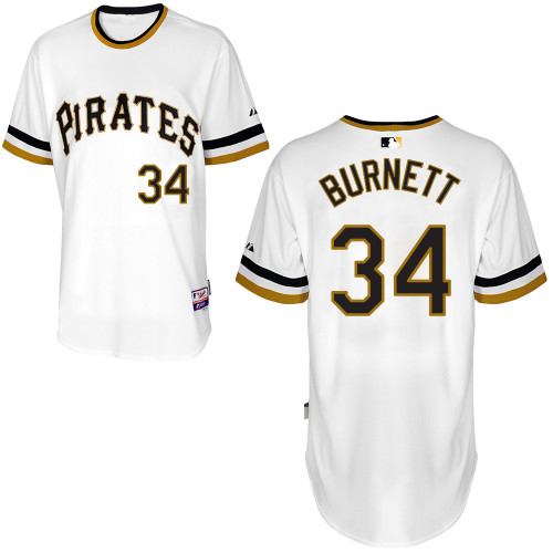 Pittsburgh Pirates #34a.j Burnett Authentic Andrew McCutchen Alternate White Jersey Pittsburgh Pirates #34a.j Burnett Authentic Andrew McCutchen Alternate White Jersey