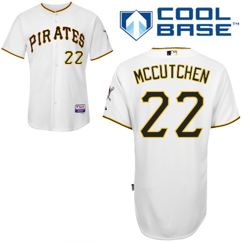 Pittsburgh Pirates #22Andrew Mccutchen Authentic Andrew McCutchen Home White Jersey Pittsburgh Pirates #22Andrew Mccutchen Authentic Andrew McCutchen Home White Jersey