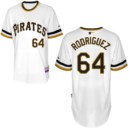 Pittsburgh Pirates #64 Rodriguez Authentic Andrew McCutchen Alternate White Jersey Pittsburgh Pirates #64 Rodriguez Authentic Andrew McCutchen Alternate White Jersey