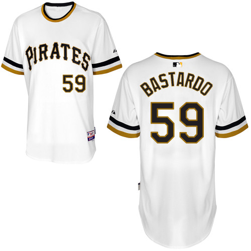 Pittsburgh Pirates #59 Bastardo Authentic Andrew McCutchen Alternate White Jersey Pittsburgh Pirates #59 Bastardo Authentic Andrew McCutchen Alternate White Jersey