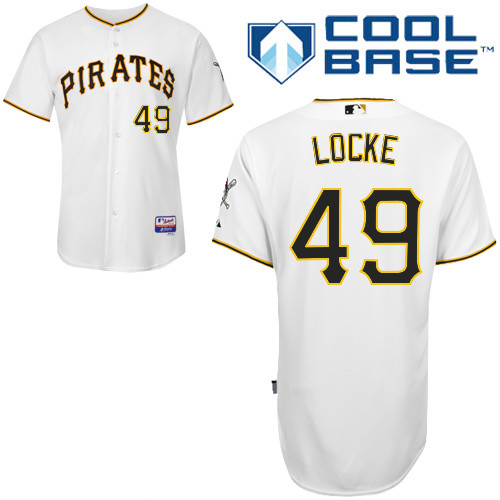 Pittsburgh Pirates #49 Locke Authentic Andrew McCutchen Home White Jersey Pittsburgh Pirates #49 Locke Authentic Andrew McCutchen Home White Jersey