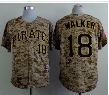 Pittsburgh Pirates #18 Neil Walker Camo Alternate Cool Base Stitched Baseball Jersey Pittsburgh Pirates #18 Neil Walker Camo Alternate Cool Base Stitched Baseball Jersey