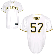 MLB Jersey Pittsburgh Pirates #57 Zach Duke Home Jersey MLB Jersey Pittsburgh Pirates #57 Zach Duke Home Jersey
