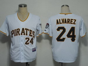 Pittsburgh Pirates 24 Alvarez White Cool Base Pittsburgh Pirates 24 Alvarez White Cool Base