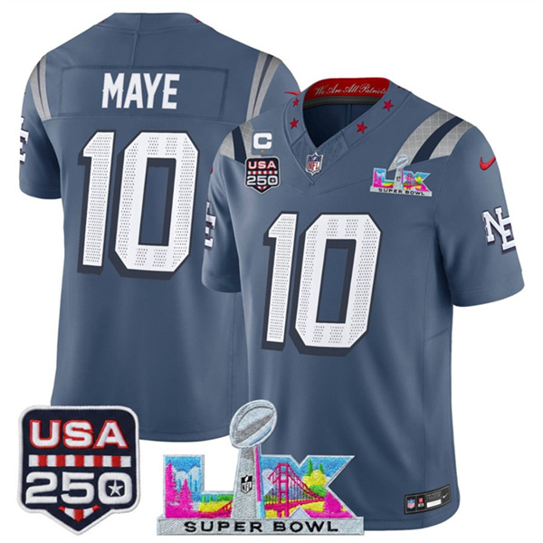 Star C Patch And Super Bowl LX Patch & USA 250' Patch “Rivalries” Vapor Limited Football Stitched Jersey Star C Patch And Super Bowl LX Patch & USA 250' Patch “Rivalries” Vapor Limited Football Stitched Jersey