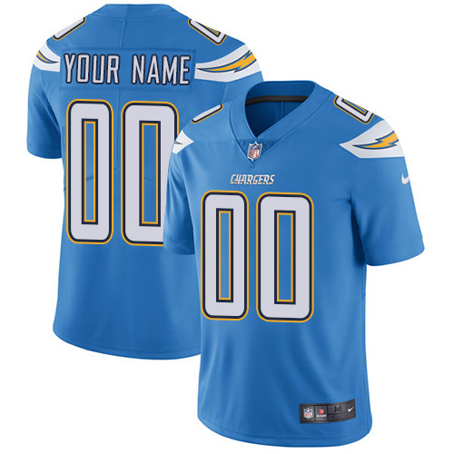 Nike Los Angeles Chargers Elite Electric Blue Alternate Youth Jersey NFL Vapor Untouchable Customized jerseys