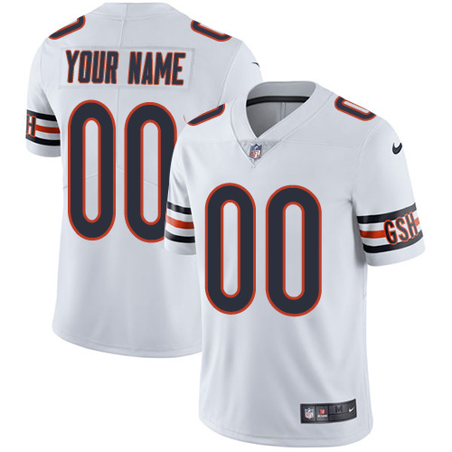 Nike Chicago Bears Elite White Road Youth Jersey NFL Vapor Untouchable Customized jerseys