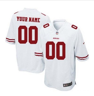 Youth Nike San Francisco 49ers Customized Elite White NFL Jersey