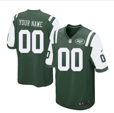 Youth Nike New York Jets Customized Elite Green Team Color NFL Jersey Youth Nike New York Jets Customized Elite Green Team Color NFL Jersey