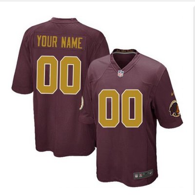 Youth Nike Washington Redskins Customized Elite RedGold Number Alternate 80TH Anniversary NFL Jersey Youth Nike Washington Redskins Customized Elite RedGold Number Alternate 80TH Anniversary NFL Jersey