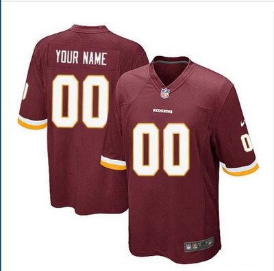Youth Nike Washington Redskins Customized Elite Burgundy Red Team Color NFL Jersey Youth Nike Washington Redskins Customized Elite Burgundy Red Team Color NFL Jersey