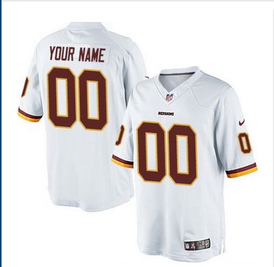 Youth Nike Washington Redskins Customized Elite White NFL Jersey Youth Nike Washington Redskins Customized Elite White NFL Jersey