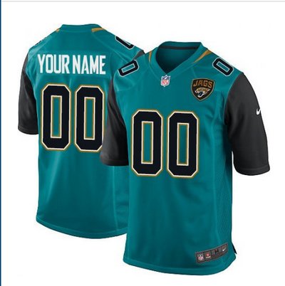 Youth Nike Jacksonville Jaguars Customized Limited Teal Green Team Color NFL Jersey