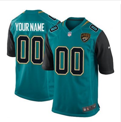 Youth Nike Jacksonville Jaguars Customized Elite Teal Green Team Color NFL Jersey